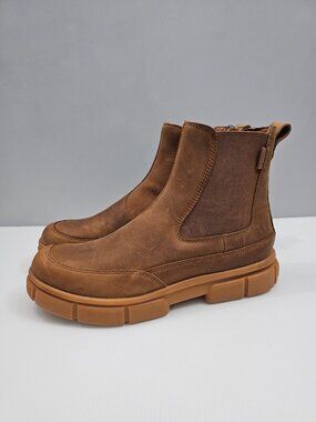 Sorel Explorer Strt Chelsea Boot Womens 11 Velvet Tan Leather Waterproof NEW